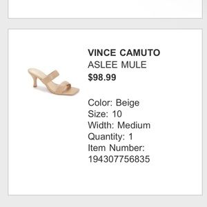 Vince Camuto Aslee Heel